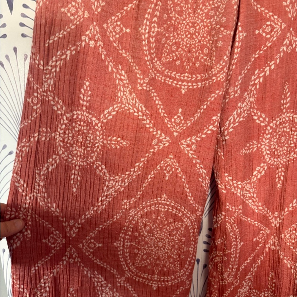 Wonderly Rust Patterned Pants - Picture 4 of 4